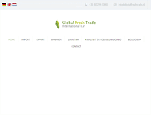 Tablet Screenshot of globalfreshtrade.nl